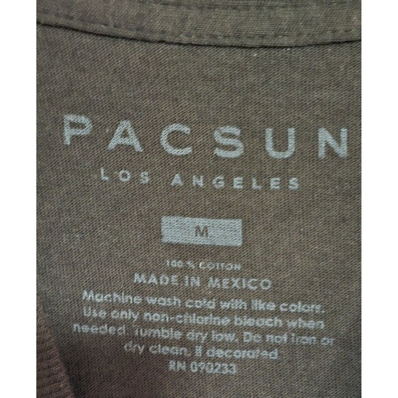 Pacsun Delirium Graphic T-Shirt Unisex Medium Brown Smiley Retro Tee - Picture 3 of 7